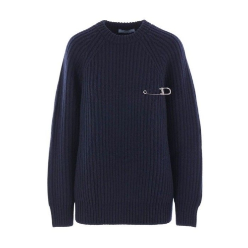 프라다 핀 디테일 롱슬리브 크루넥 스웨터 P24S2P172E