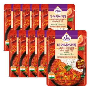 샘표식품 티아시아키친 스파이시 치킨 반달루 커리 170g (12개)_이미지