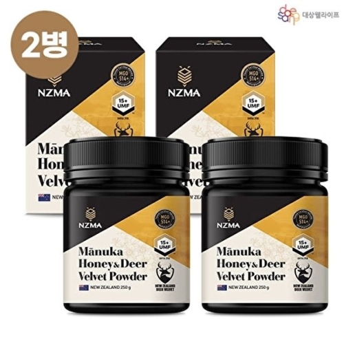 대상웰라이프 NZMA 마누카 허니 & 녹용 분말 UMF 15+ 250g (2개)_이미지