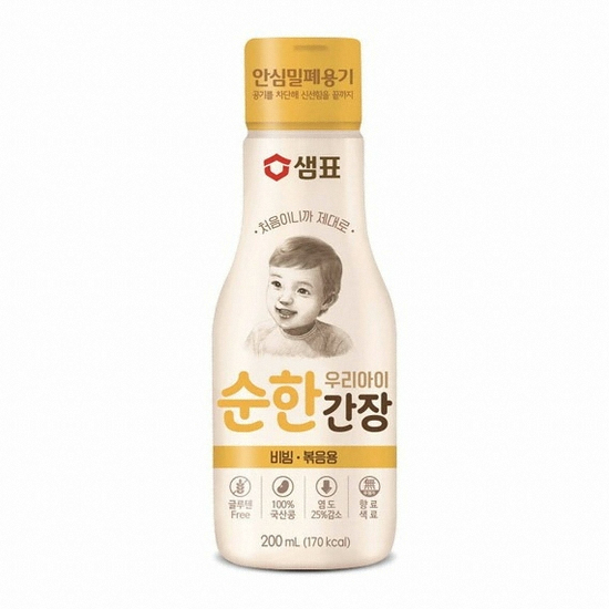 샘표식품 우리아이 순한 간장 비빔볶음용 200ml (2개)_이미지