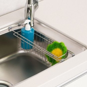 씨케이코리아 올비아 수세미 세제 선반 싱크대 수세미통 거치대 받침대 걸이_이미지