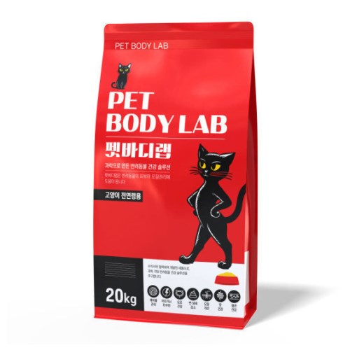 사조 펫바디랩 고양이 전연령용 20kg (1개)