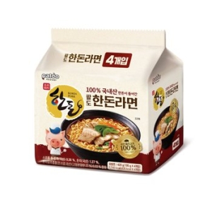 팔도 한돈 라면 105g (4개)_이미지