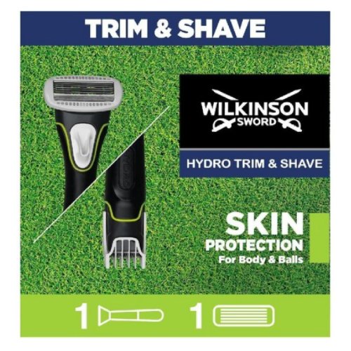 윌킨슨 하이드로 트림 앤 쉐이브 스킨 프로텍션 바디 앤 볼 (해외구매)