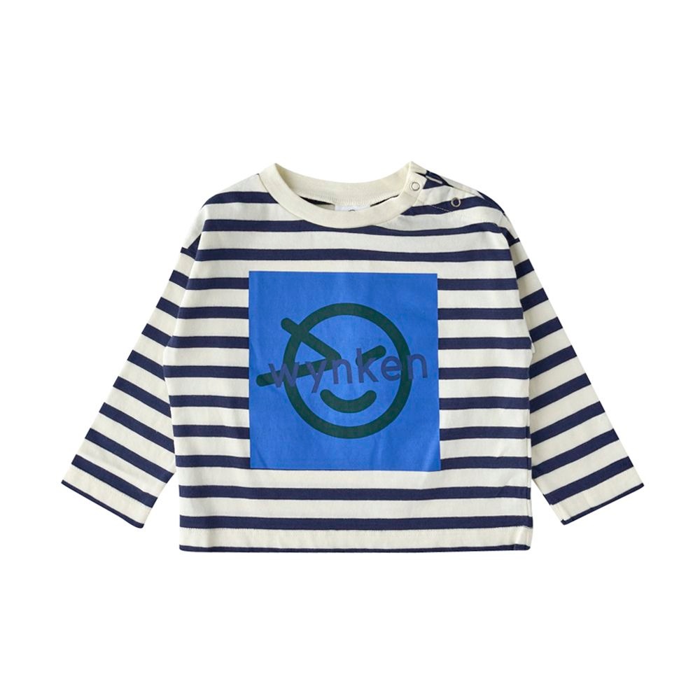 서양네트웍스 리틀그라운드 윙켄 베이비 BL윙크스트라이프티셔츠 75A7A-L30-09