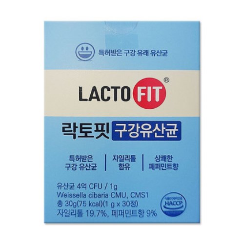 종근당건강 락토핏 구강유산균 1g 30정 (6개)_이미지