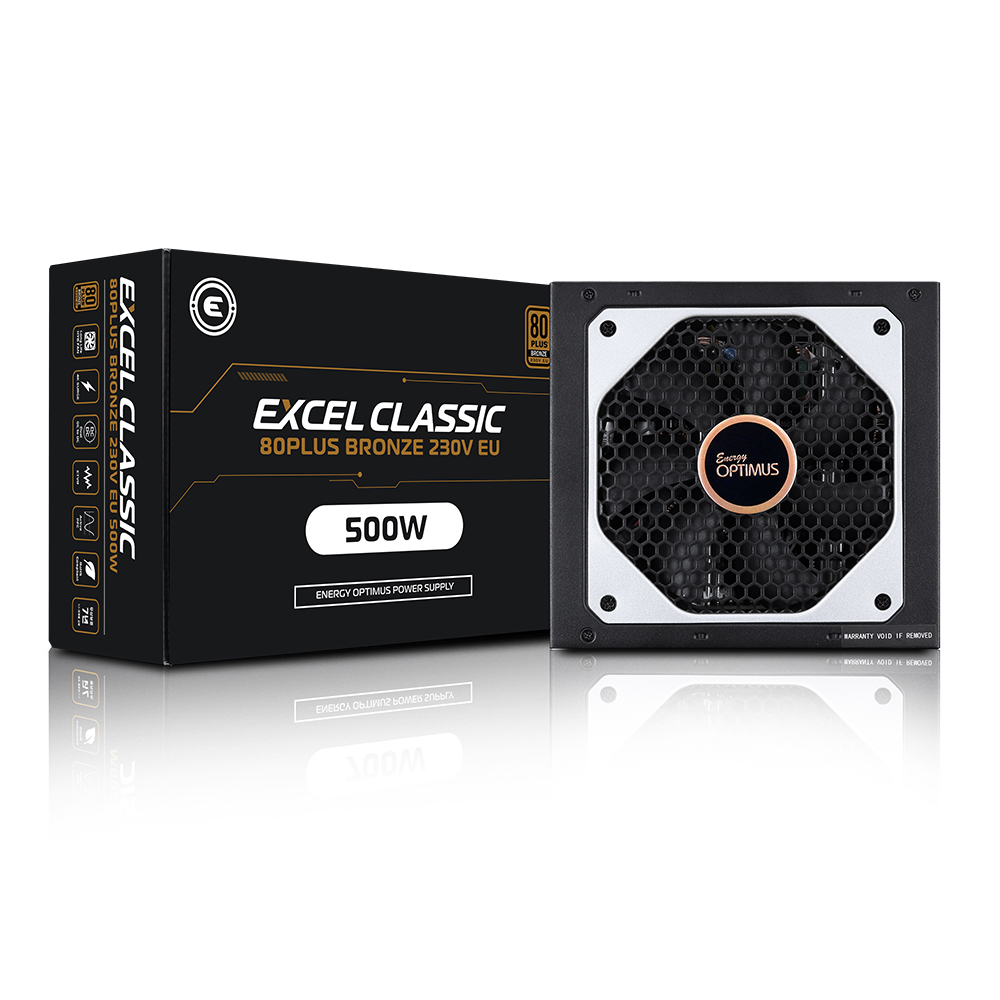 에너지옵티머스 EXCEL CLASSIC 500W 80PLUS브론즈 230V EU