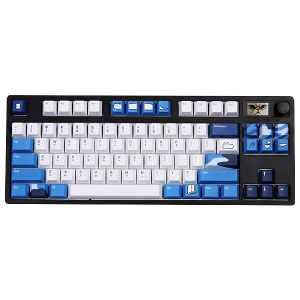 닌자84PRO 유무선 공장풀윤활 기계식 블랙