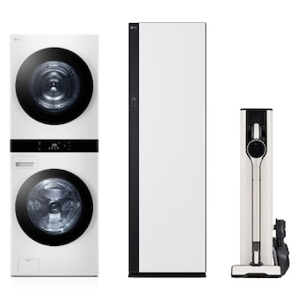 LG전자 트롬 오브제컬렉션 워시타워 WL21WDU + 스타일러 SC5MSR82H + 청소기 <b>AX948BWE</b>