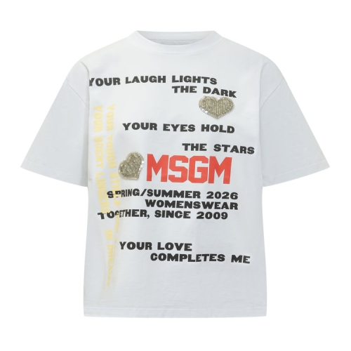 MSGM 반팔 티셔츠 4042MDM102267002 01 7194085