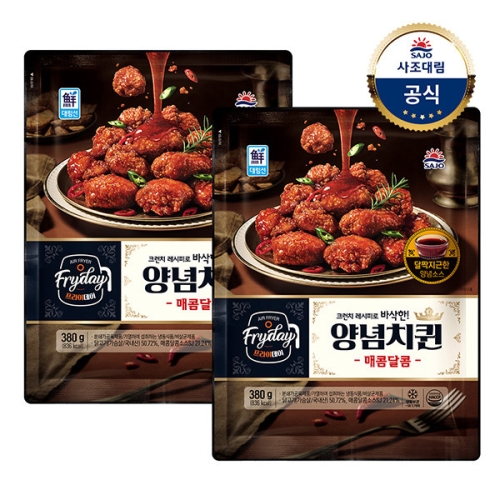 사조대림 대림선 프라이데이 양념치퀸 매콤달콤 380g (2개)