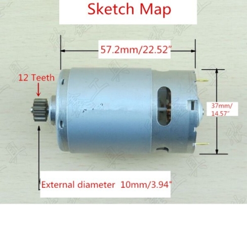 보쉬 GSR14.4V PSR LI-2 무선 드릴 드라이버 Batt-Oper 스크루 12 톱니 DC 모터 교체