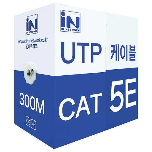 인네트워크 IN-5UOD300SJ CAT.5E UTP 제작용 랜케이블 (300m)_이미지