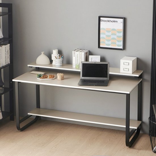 헤이미쉬홈 샘스틸 1단 철제 컴퓨터 책상  (1500x620)_이미지