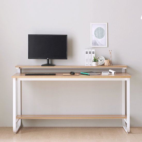 헤이미쉬홈 샘스틸 1단 철제 컴퓨터 책상  (1500x620)_이미지