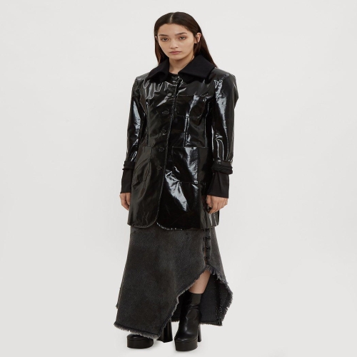 기타 OLIVER THEYSKENS 후크 아이 비대칭 스커트 OTA18D02P DEAN B0111794798_이미지