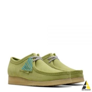 클락스 Wallabee Pale Lime Sde M 26175855_이미지