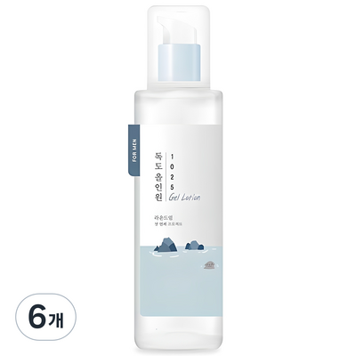 라운드랩 포 맨 1025 독도 올인원 젤로션 200ml (6개)_이미지
