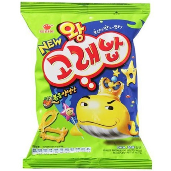 오리온 왕고래밥 볶음양념맛 56g (3개)_이미지