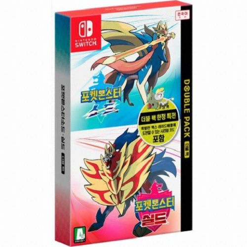 Nintendo 포켓몬스터 소드&실드 더블팩 한글판 (SWITCH, 패키지칩)