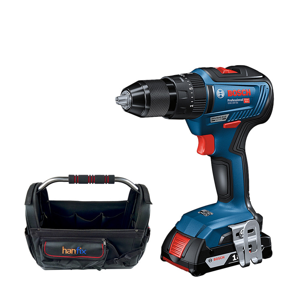 GSB 18V-55 + 오픈형 툴백 대형