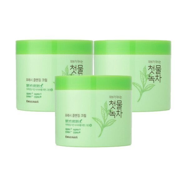  과일나라 첫물녹차 프레시 클렌징 크림 300g [3개]