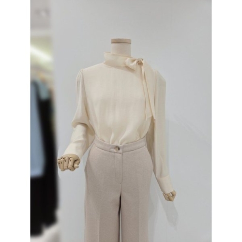 스위트숲 리본 타이 쉬폰 블라우스 SC2LS81_이미지