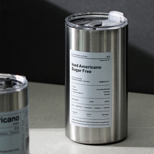 카페 304스텐텀블러 빨대포함 보온보냉 리유저블컵 600ml