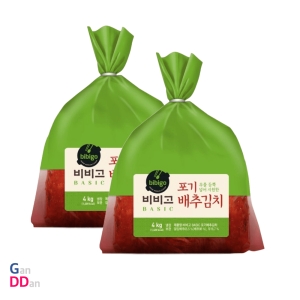 비비고 베이직 포기김치 4kg (2개)_이미지