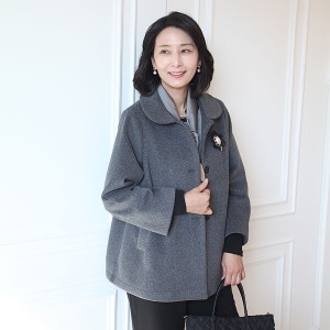 쉬즈마담 J31748 수아 둥근카라 울 정장자켓 50대 엄마옷