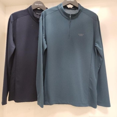 HC15 봄 여름 남성 기능성 쿨 긴팔 반집업 ,운동복,땀흡수 NTMT14 E46086844