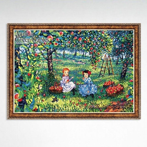 [불명] 500조각 직소퍼즐 빨강머리앤 과수원에서 액자세트_이미지