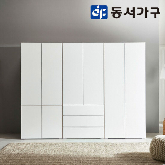 비쥬얼 터치 4도어 3단서랍 이불 옷장 2400