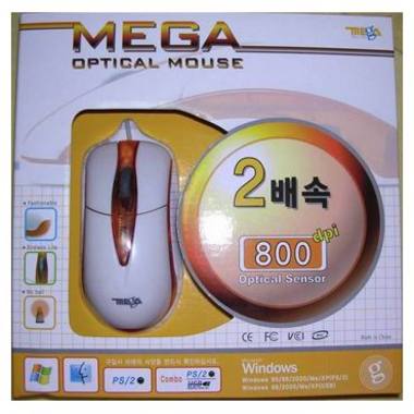 MEGA 2배속 광마우스 PS2_이미지