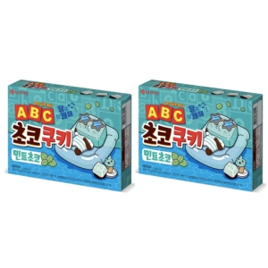 롯데제과 ABC 초코쿠키 민트초코 130g [2개]