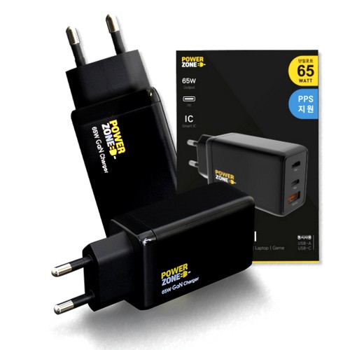 PD 65W 3포트 충전기 PD-65W2C1A