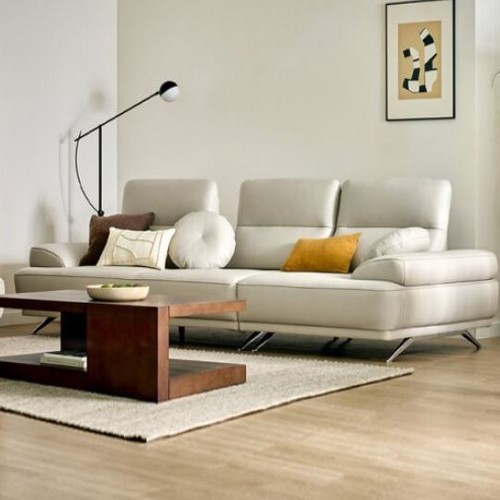  자코모 소네트 스윙 피아나 이태리 천연통가죽 소파 4인용 [스툴별도]