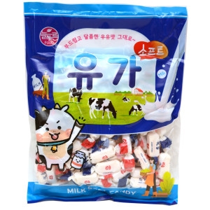 늘푸른 유가 600g/우유맛사탕/캬라멜/카라멜/대용량