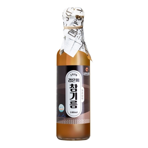 대현상회 저온압착 검은깨 참기름 180ml