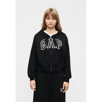 GAP 헤리티지 지퍼 업 스웨트셔츠 검정색 7666557_이미지