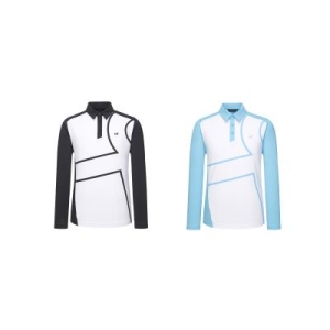 힐크릭 남성 상의 H411 남성 로고 배색 TSD/GRAY/AQUA BLUE 1HCTSS4204DAAQ 110 다크그레이_이미지