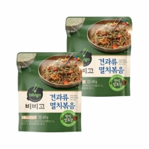 CJ제일제당 비비고 견과류 멸치볶음 60g (2개)_이미지