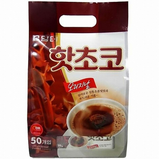 담터 핫초코 오리지날 50T (비닐팩) (8개)