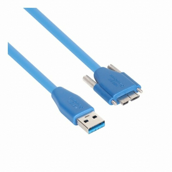 강원전자 NETmate USB3.0 Hi-Flex AM-MicroB(Lock) 케이블 CBL-HFPD302MBS [2m]