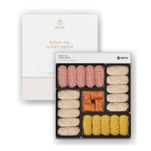 안복자한과 청사초롱 우리밀 약과 찹쌀강정 명절선물