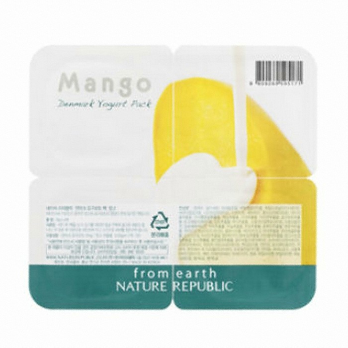 네이처리퍼블릭 덴마크 요구르트 팩 망고 (12gx4개 )