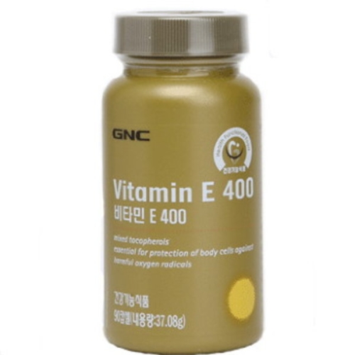 GNC 비타민 E 400IU 412mg 90캡슐 (1개)_이미지