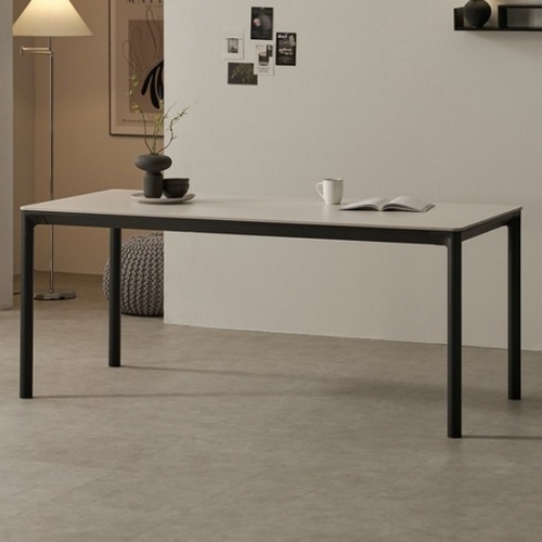 보니애가구 로프트 포세린 세라믹 식탁 1800 (의자별도)_이미지