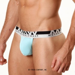  MW 메트로메일웨어  M2W Pima Cotton Hip Thong Turquoise 3002-08 Turquois..
