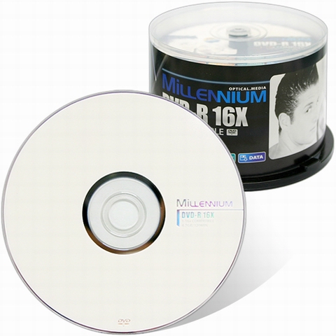 Millennium DVD-R 4.7GB 16x 케익 (50장)_이미지